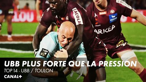 LUBB plus forte que la pression contre Toulon TOP 14 Vidéo Dailymotion