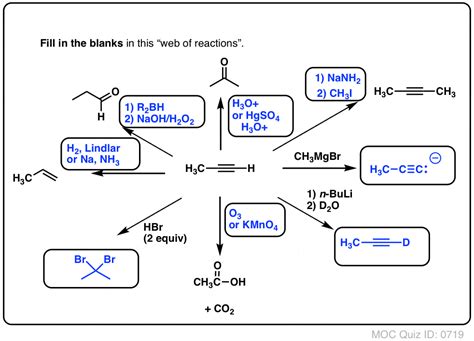 Alkyne Reactions Practice Problems With Answers – Master Organic Chemistry