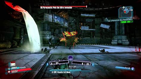 Borderlands Gunzerker Pyro Pete The Ultra Invincible Solo Youtube