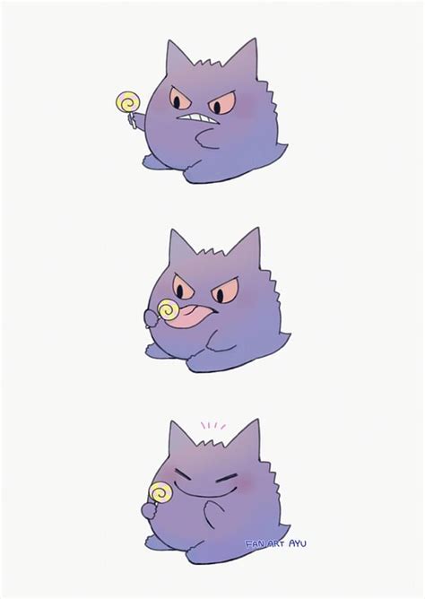 Gengar Pok Mon Image Zerochan Anime Image Board