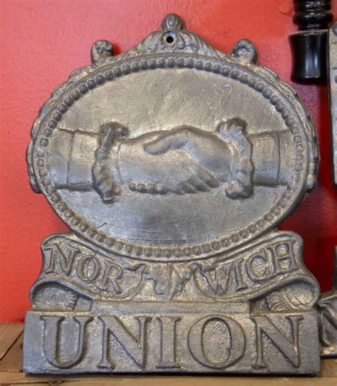 The Norwich Union Lead Plaque New England Garden Company