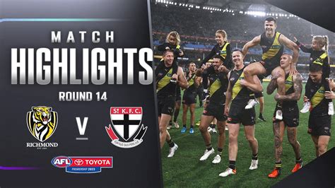 Richmond V St Kilda Highlights Round 14 2023 AFL YouTube