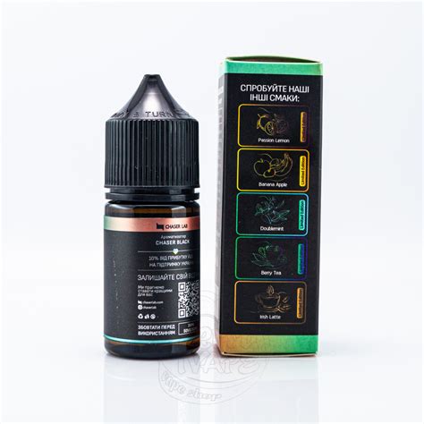 Жидкость Chaser Black Balance Salt Peach Lemonade 30ml 30mg на солевом