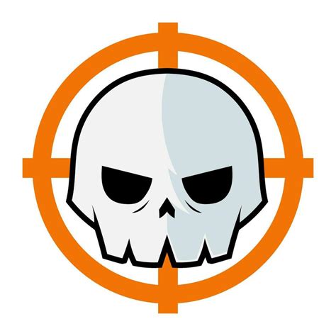 skull target head shot 29168065 Vector Art at Vecteezy