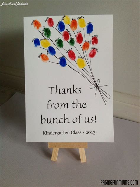 7 Farewell Card For Teacher Teacher Appreciation Diy Teacher