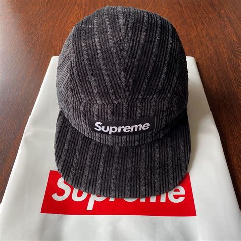 であれば Supreme Supreme Corduroy Camp Cap Bk 未使品の通販 By ゆうきち S Shop｜シュプリームならラクマ であれば