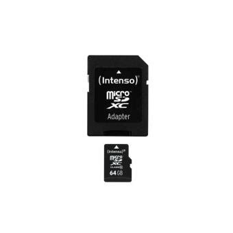 Carte micro sdhc intenso 64go class 10 3413490 Carte mémoire SD