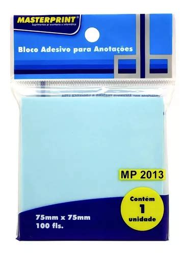 Bloque Autoadhesivo Con Anotaciones X Mm Hojas Masterprint