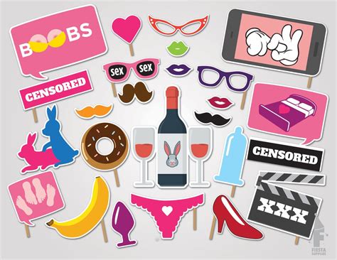 Sex Party Printable Photobooth Props Printable Sex Party Props Sex Party Props Printable Sex