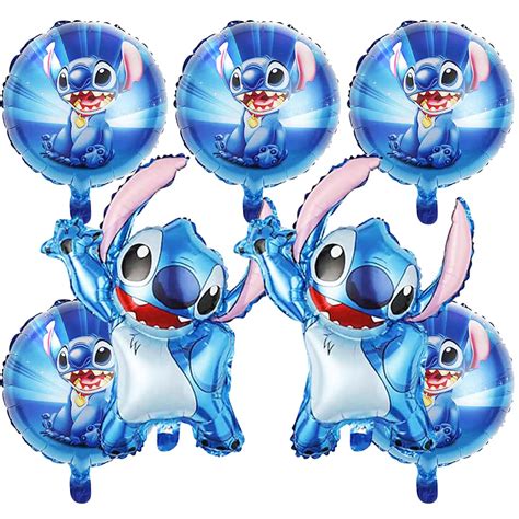 Buy Nc Zhuyao Pcs Balloons For Lilo Stitch Lilo Stitch Foil