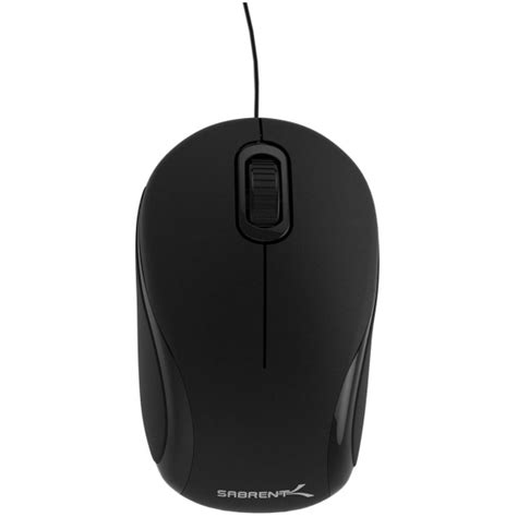 Sabrent Mini Travel Usb Optical Mouse With Retractable Cable Ms Opmn