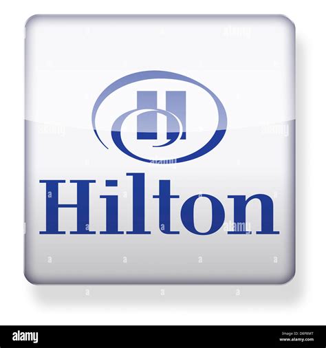 Hilton hotels logo as an app icon. Clipping path included Stock Photo: 57038152 - Alamy