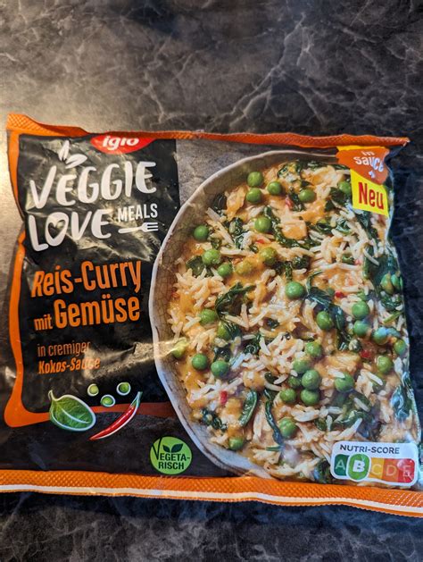 Iglo Veggie Love Reis Curry Mit Gem Se Ein Vegetariertraum Testeritis