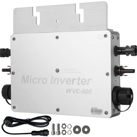 Vevor W Mppt Waterproof Solar Grid Tie Inverter Dc To Ac