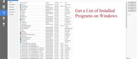 How To Get A List Of Installed Programs On Windows Technoresult