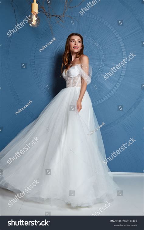 Sexy Beautiful Brunette Woman Pretty Bride Stock Photo Shutterstock
