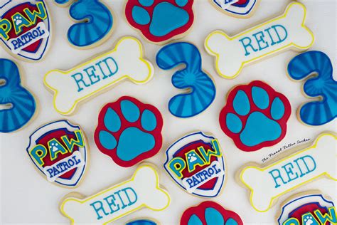 Paw Patrol Inspired Cookies Sugar Cookie Designs Cookie Decorating