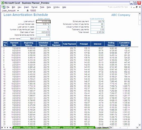 8 Amortization Schedule Excel Template Excel Templates