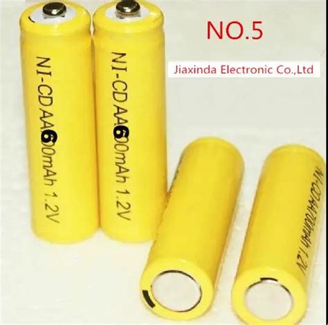 Pilhas Recarreg Veis Aa600mah 1 2v Aa No 5 600mah Ni Cd