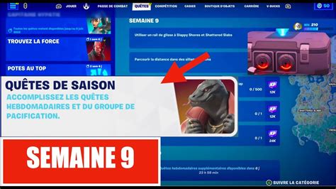 Comment Accomplir Toutes Les QuÊtes De Saison Semaine 9 Sur Fortnite Youtube