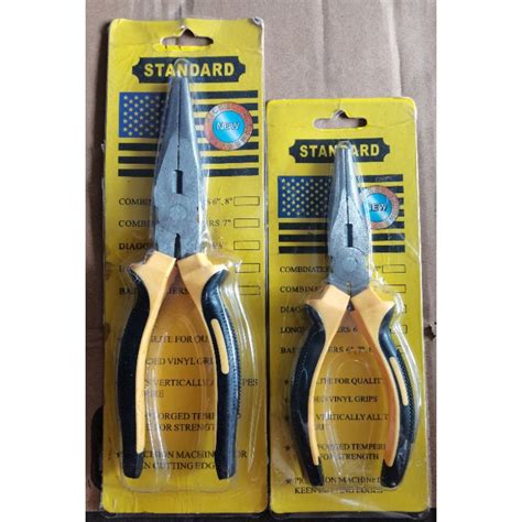 Standard Dynagrip Long Nose Pliers 6 8 Shopee Philippines