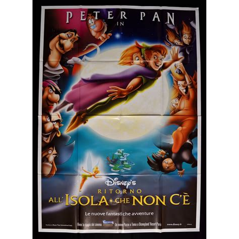 Manifesto Ritorno All Isola Che Non C E Peter Pan Walt Disney A