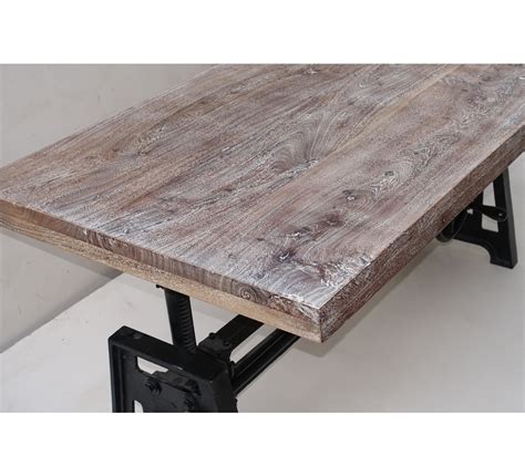 Table Basse Industrielle Relevable Emberizaone Fr