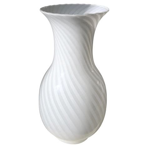 Large Vintage Murano Italian 70s Multi Swirl Vase Gio Ponti Fratelli Toso For Sale At 1stdibs