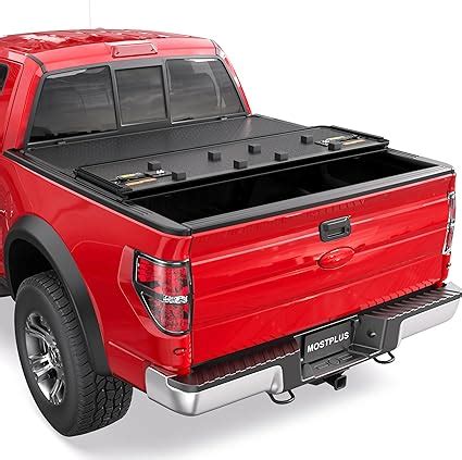 Amazon Mostplus Tri Fold Hard Truck Bed Tonneau Cover On Top