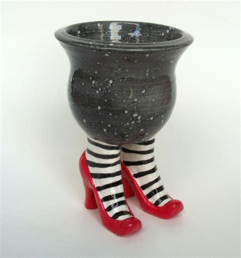 Jmn Pottery Cute Little Sex Pot With Heels