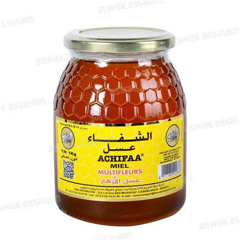 MIEL MULTIFLEURS BOCAL VERRE 1KG ACHIFAA Aswak Drive AS From Aswak