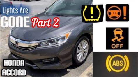 Honda Accord Part Vsa Solenoid Valve Malfunction How To