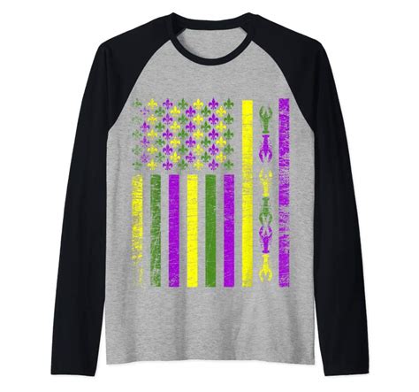 Trends American Flag Mardi Gras T Shirt Mardi Gras Crawfish Outfit T