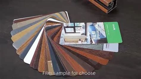 Co Extruded Wood Grain Upvc Laminated Profile For Doors And Windows Profile Length 59 M At