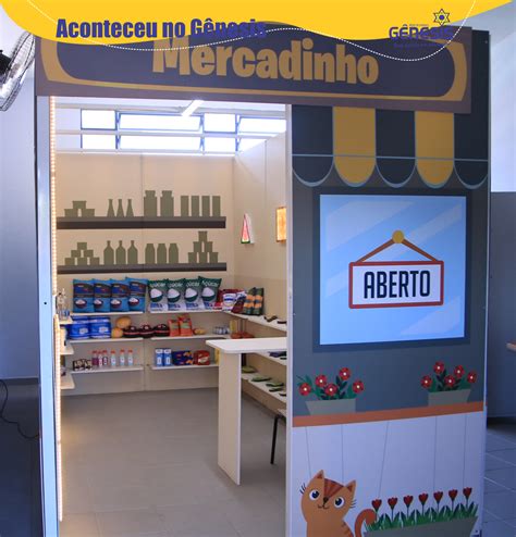 Inaugura O Mercadinho Treini Na Escola G Nesis Rede De Ensino