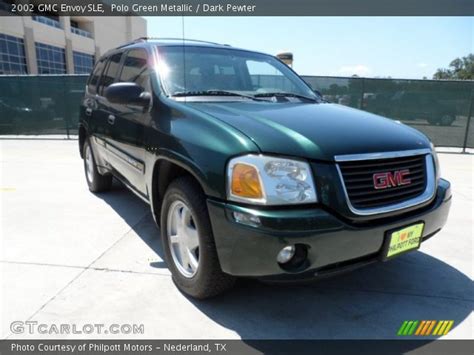 Polo Green Metallic 2002 Gmc Envoy Sle Dark Pewter Interior