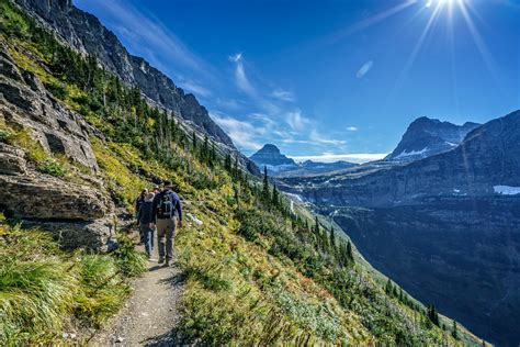 Hiking The Highline Trail At Glacier National Park Flickr