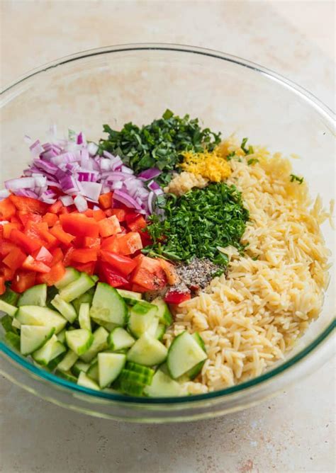 Easy Lemon Orzo Salad With Feta Lemons Zest