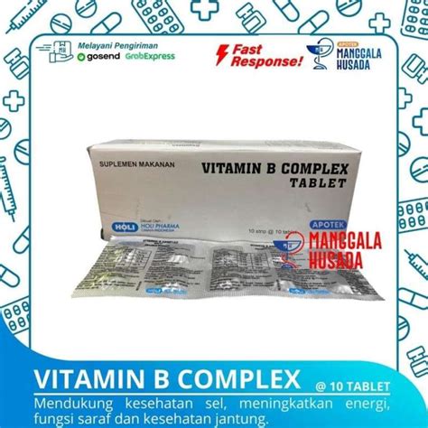 Jual Vitamin B Complex Per Strip 10 Tablet Di Seller Apotek Manggala