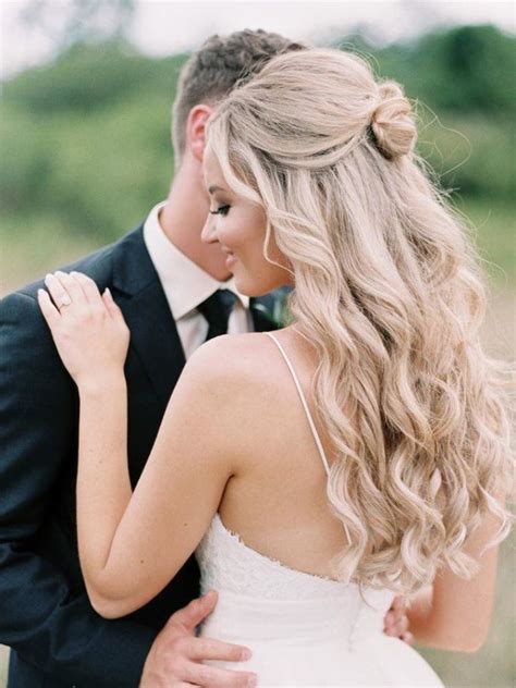 Stunning Half Up Half Down Wedding Hair Ideas