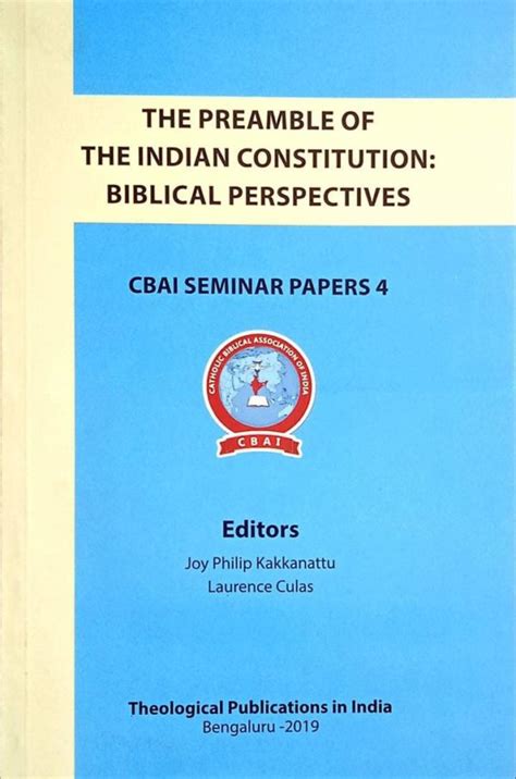 THE PREAMBLE OF THE INDIAN CONSTITUTION BIBLICAL PERSPECTIVES Joy Of