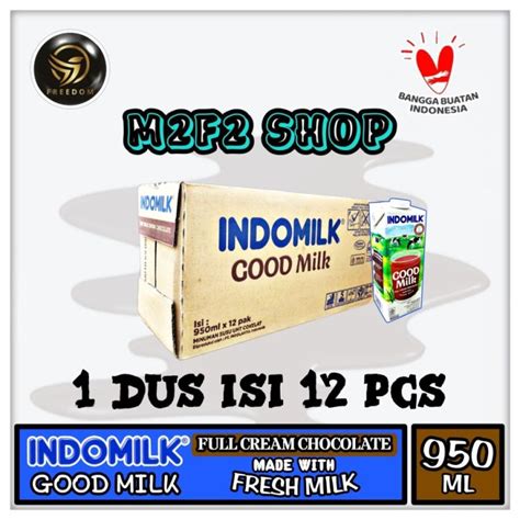 Susu Indomilk Good Milk Kotak Uht Full Cream Cokelat Ml Kemasan