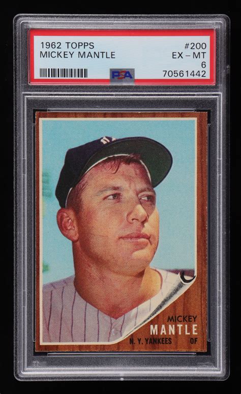 Mickey Mantle Topps Psa Pristine Auction