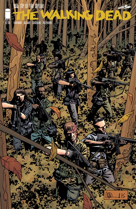 The Walking Dead comic book cover for issue #155 | Everything The ...