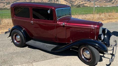 1932 Ford Tudor Sedan Street Rod At Monterey 2022 As T191 Mecum Auctions