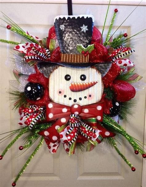 Diy Snowman Wreaths Diy Tutorials And Ideas To Make A Snowman