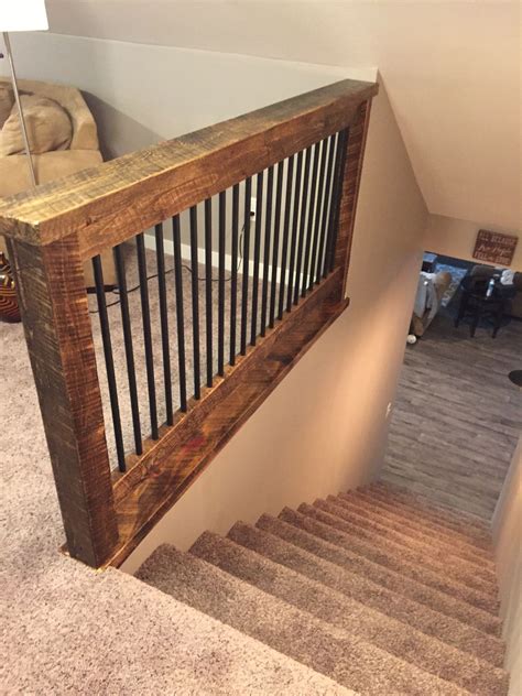 20 Indoor Rustic Stair Railing The Urban Decor