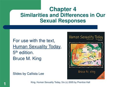 Ppt Chapter 4 Similarities And Differences In Our Sexual Responses