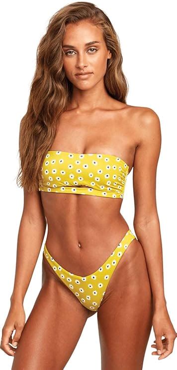 Amazon Rvca Women S Daizy French Cut Bikini Bottom Clothing