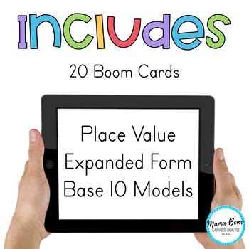 Place Value Boom Cards By Mama Bear Loves Math Tpt